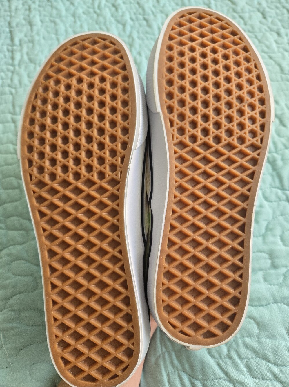 Vans "Get on Outdoors" Marshmallow Unisex Slip Ons, 8/9.5 - Picture 6 of 13